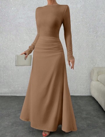 Rochie lunga SHEIN, maro