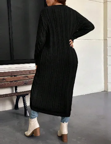 Pulover SHEIN CURVE, negru