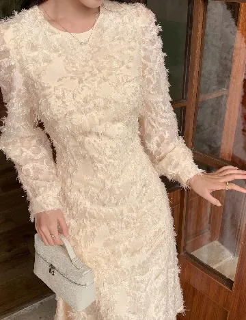 Rochie medie Dazy, galben