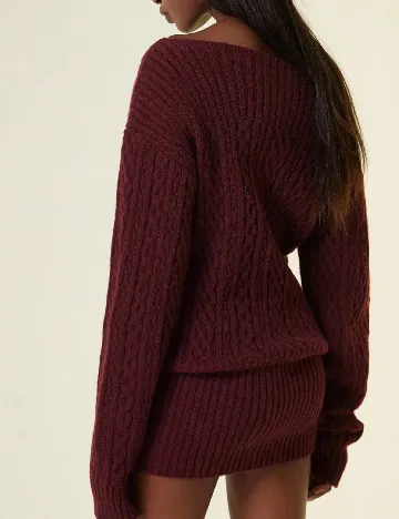 Rochie scurta SHEIN, visiniu