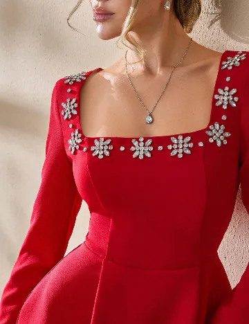 Rochie scurta SHEIN, rosu