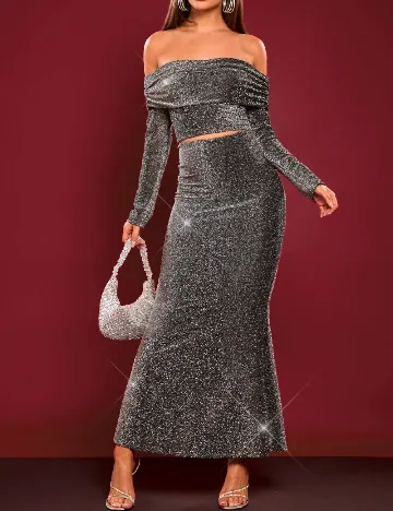 Compleu SHEIN, argintiu