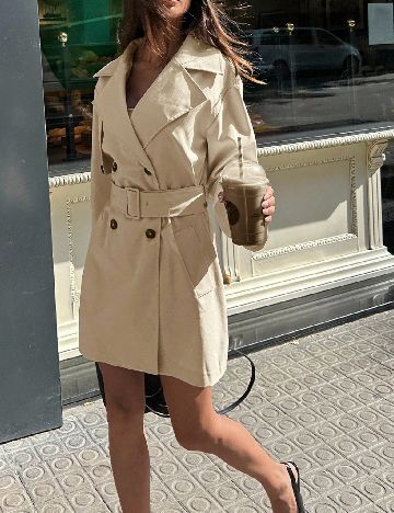 Trench SHEIN, bej