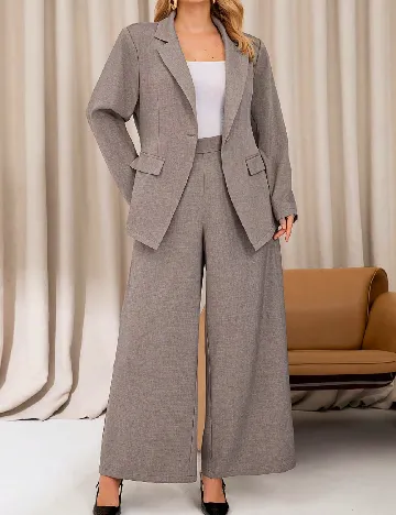 Compleu SHEIN CURVE, maro