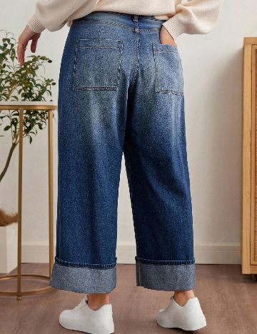 Blugi SHEIN CURVE, albastru