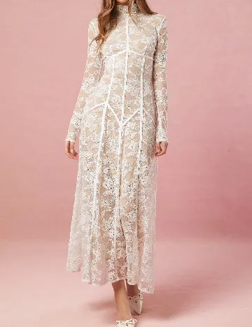 Rochie lunga SHEIN, alb