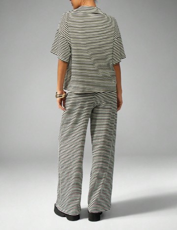 Compleu Missguided, ecru/negru