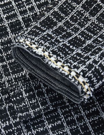 Compleu Shein Kids, negru/alb