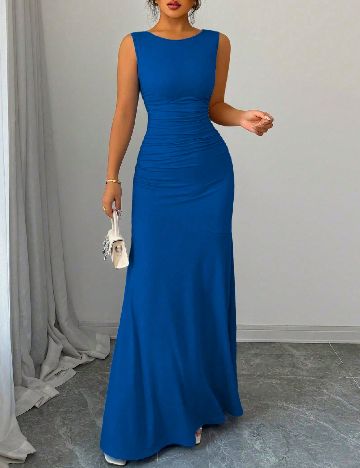 Rochie lunga SHEIN, albastru