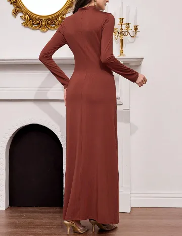 Rochie lunga SHEIN, maro