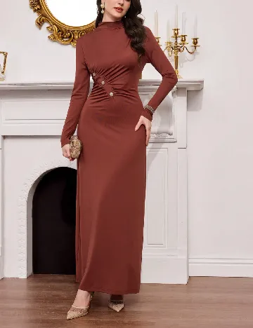 Rochie lunga SHEIN, maro