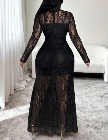 Rochie lunga SHEIN CURVE, negru