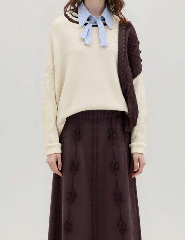 Compleu SHEIN CURVE, maro