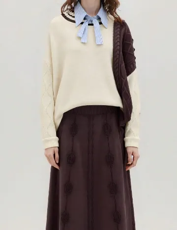 Compleu SHEIN CURVE, maro