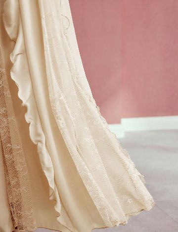 Rochie lunga SHEIN, crem