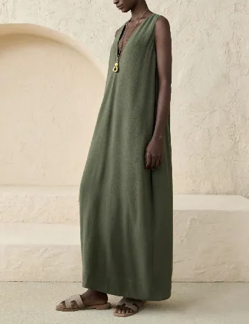 Rochie lunga SHEIN, verde