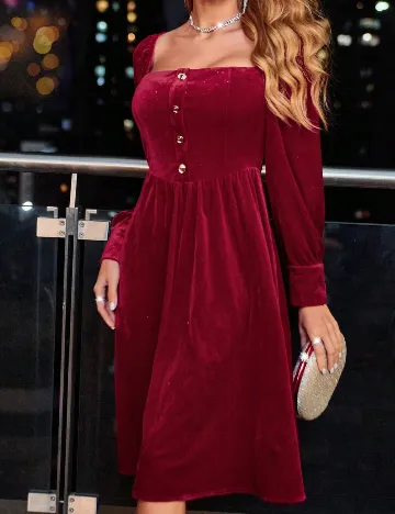 Rochie scurta SHEIN, rosu