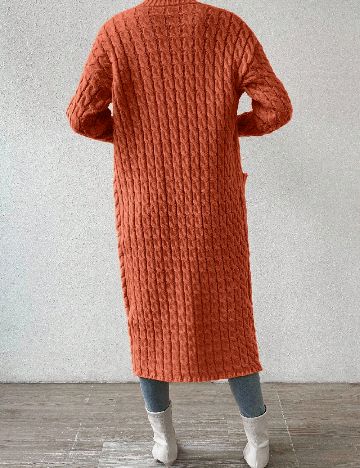 Cardigan SHEIN, portocaliu