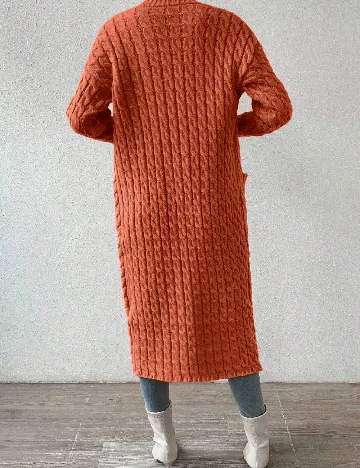 Cardigan SHEIN, portocaliu