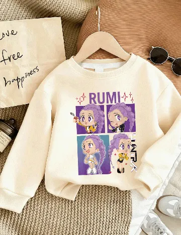 Bluza Shein Kids, crem