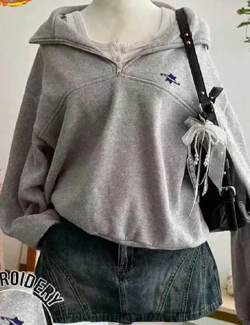 Bluza SHEIN CURVE, gri