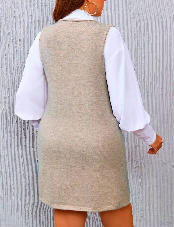 Rochie scurta SHEIN CURVE, bej