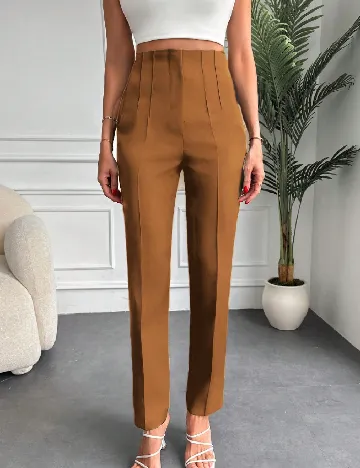 Pantaloni SHEIN, maro