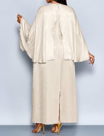 Rochie lunga SHEIN CURVE, crem