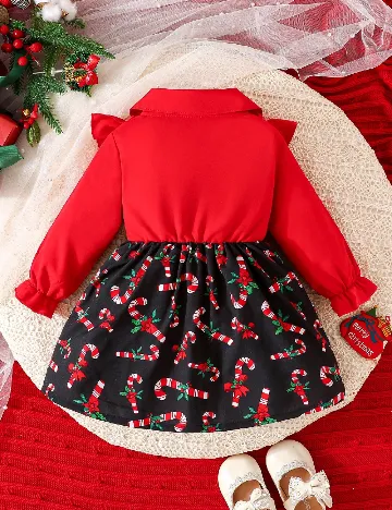 Rochie Shein Kids, rosu/negru