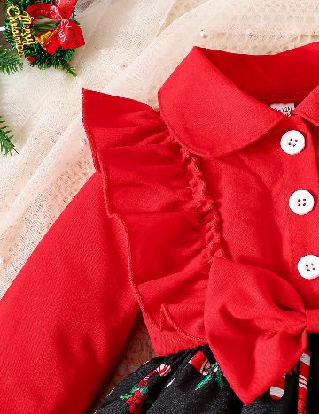 Rochie Shein Kids, rosu/negru