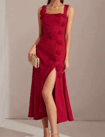 Rochie lunga SHEIN, rosu