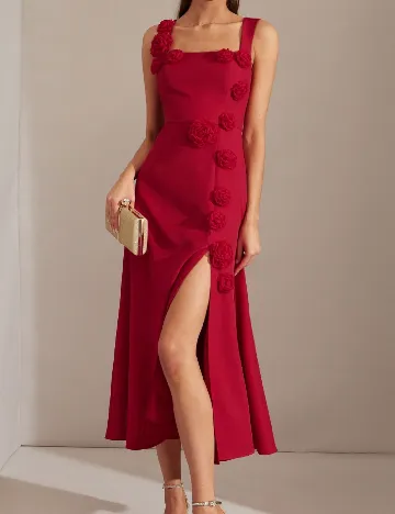 Rochie lunga SHEIN, rosu