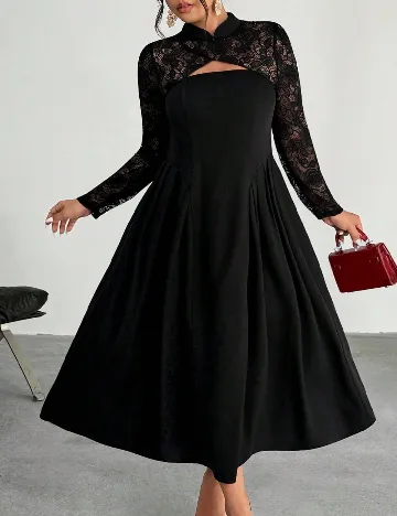 Rochie lunga SHEIN CURVE, negru