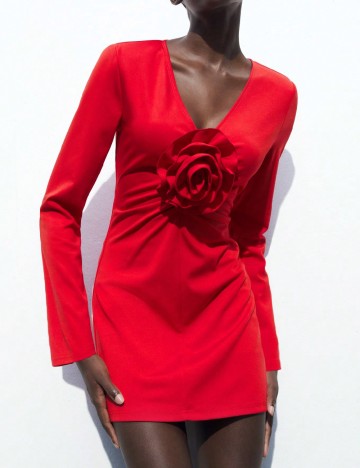 Rochie scurta SHEIN, rosu