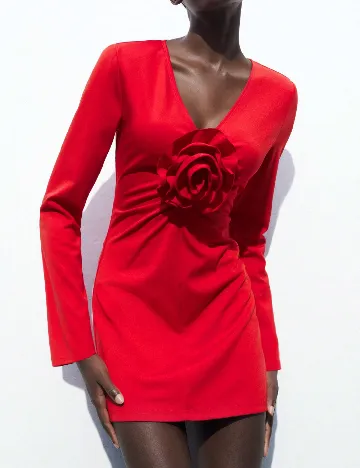 Rochie scurta SHEIN, rosu