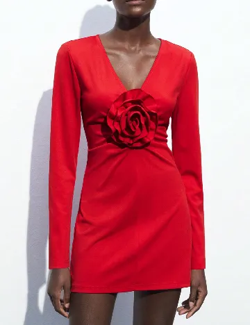 Rochie scurta SHEIN, rosu