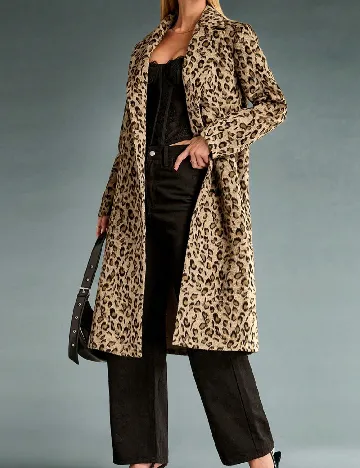 Palton SHEIN, animal print