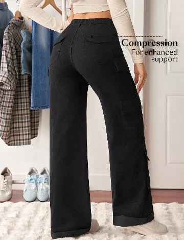 Pantaloni SHEIN CURVE, negru