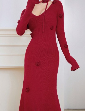 Rochie lunga SHEIN, rosu