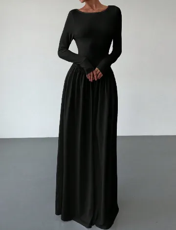 Rochie lunga SHEIN CURVE, negru