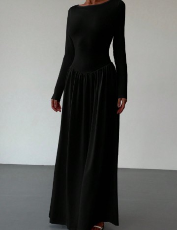 Rochie lunga SHEIN CURVE, negru