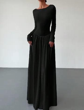 Rochie lunga SHEIN CURVE, negru