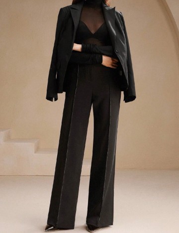 Pantaloni Anewsta, negru