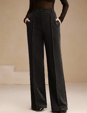 Pantaloni Anewsta, negru