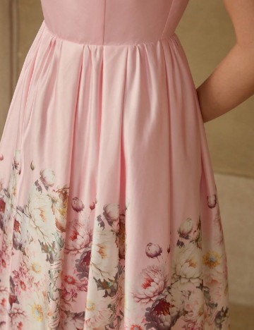 Rochie medie MOTF, roz