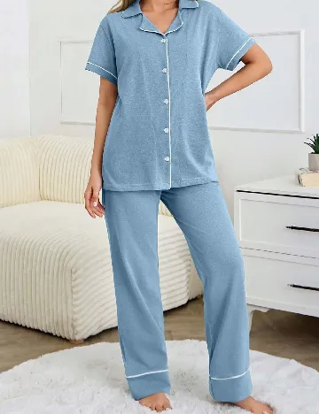 Pijama SHEIN, albastru