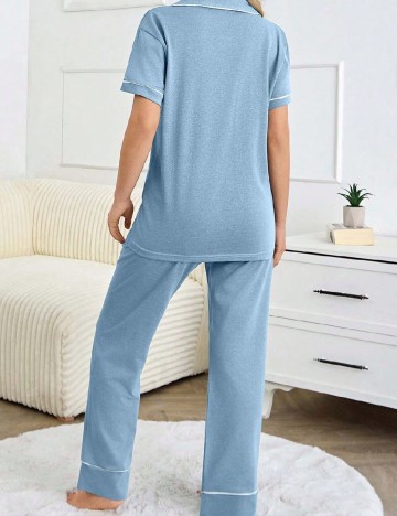 Pijama SHEIN, albastru