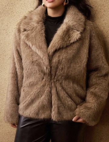 Jacheta MOTF Plus Size, maro