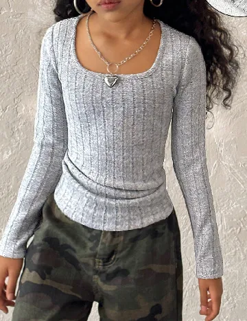 Bluza Shein Kids, gri