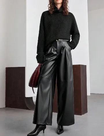 Pantaloni SHEIN, negru